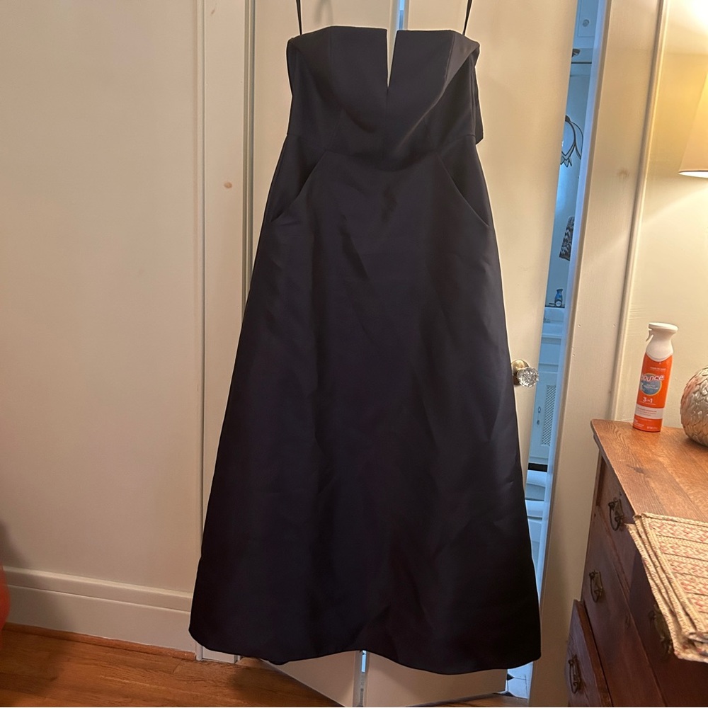 Dark Blue Bridesmaid Dress